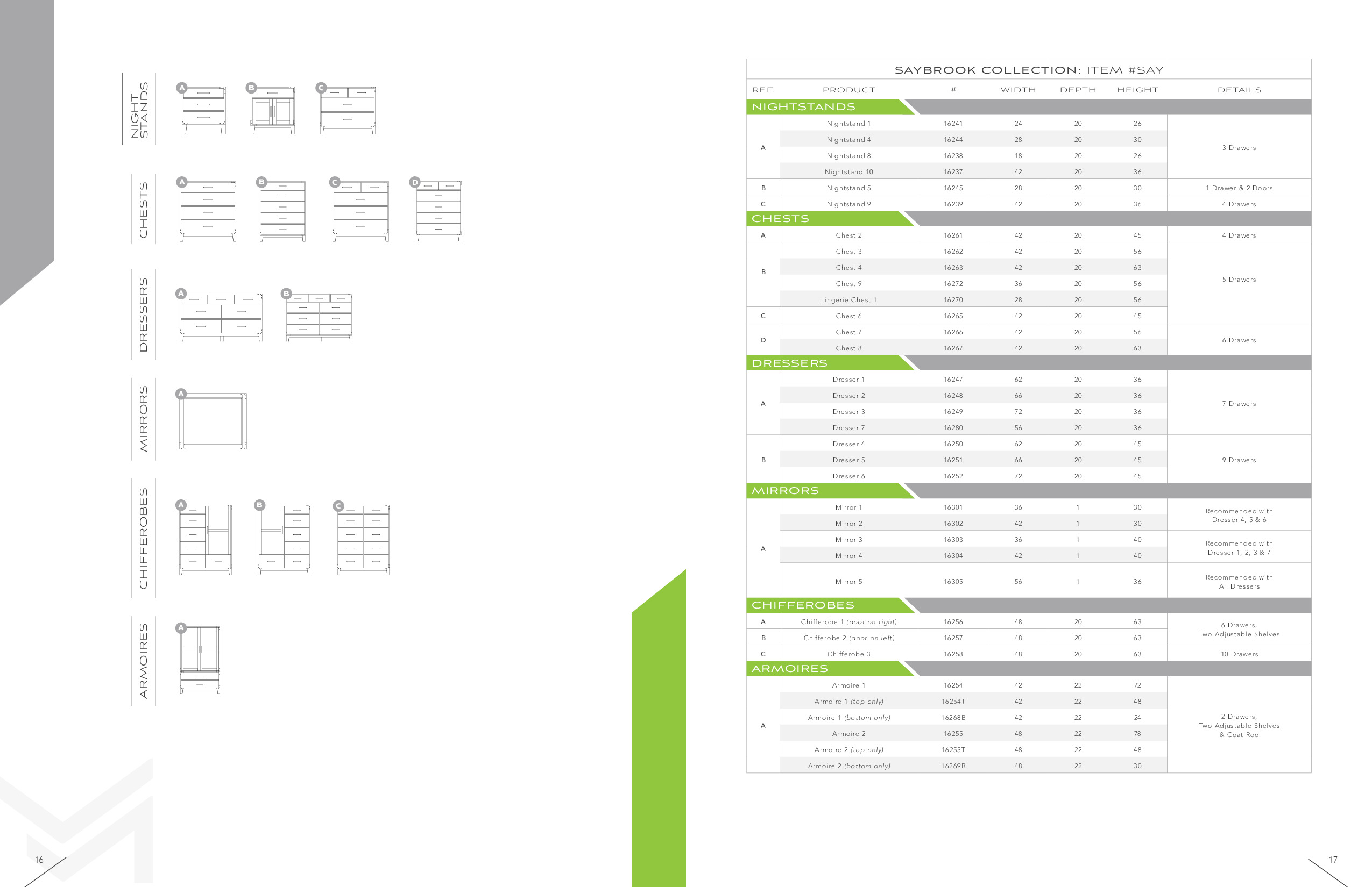 Amish Saybrook Bedroom Collection